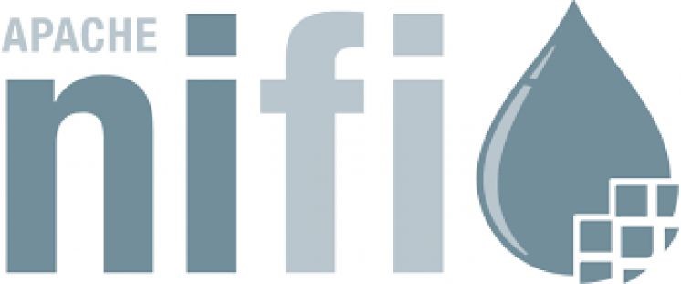 Tela de configuração de fluxo no Apache NiFi